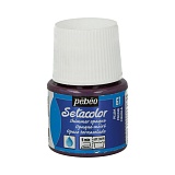 Pebeo Краска для темных и светлых тканей мерцающая Setacolor, 45 мл, 067 слива