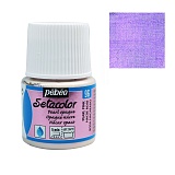 Pebeo  Краска для темных и светлых тканей перламутровая Setacolor 45 мл, 096 розовый